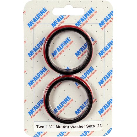 McAlpine CARD-23 Two 1½" Multifit Washer Sets - PWM2 x 2 + RWM2 x 2