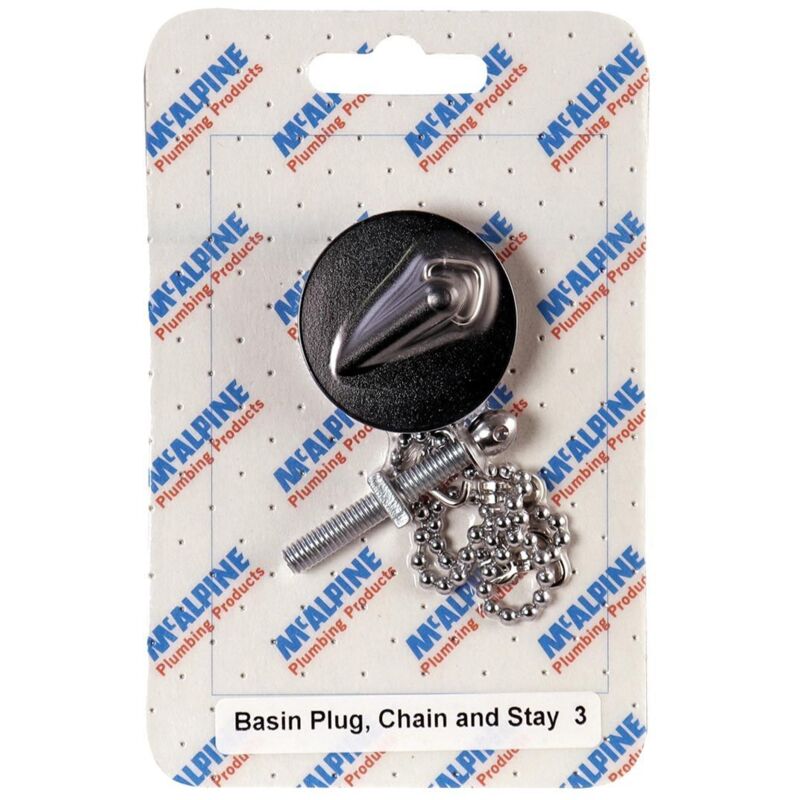 Image of Mcalpine - CARD-3 Basin Plug, Chain&hellip;