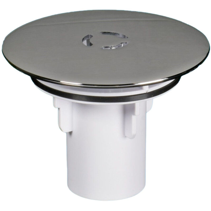 McAlpine Chrome Brass Flange & Dip Tube for Shower Traps