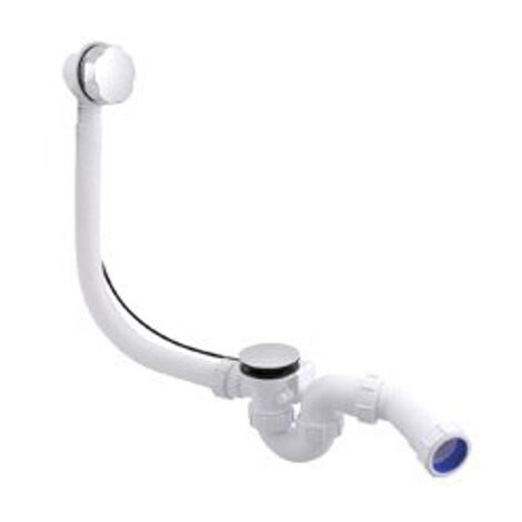 McALPINE évacuation de baignoire et combinaison de trop-plein avec bonde pour baignoire normale 40mm chrome