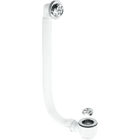 McAlpine FBW2R-C Bath Combined Waste and Overflow with removable grid
