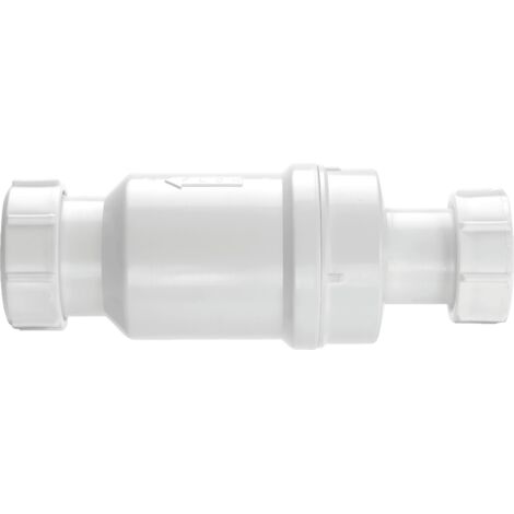 McAlpine MACVALVE-1 Self Closing Waste Valve - Loose Nut x Compression