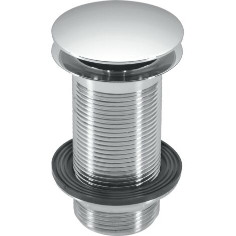 McAlpine No Slot Free Flow Basin Waste with Mushroom Top 1.25'' 60mm Flange 90mm Tail  DWU60-CB