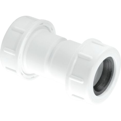 McAlpine R1M-CO Flexible to Rigid Overflow Pipe Straight Connector