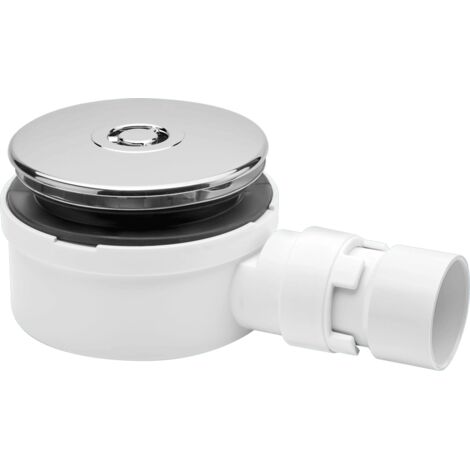 McAlpine Shallow Shower Trap Chrome 53mm High x 90mm x 1.5" outlet   ST90CP10-53