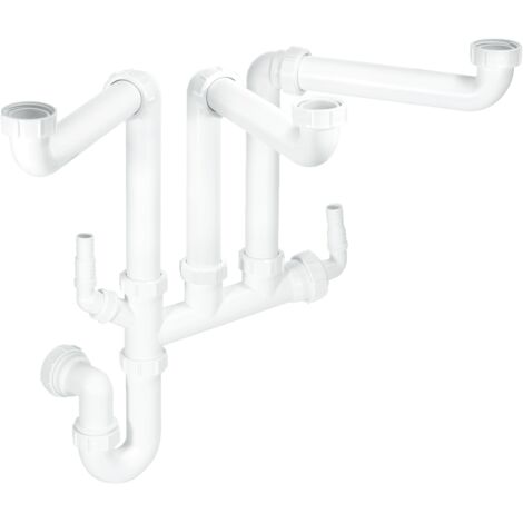 McAlpine SSK3 Three Bowl Space Saver Plumbing Kit