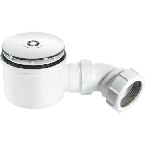 McAlpine ST90CB10-HP 90mm x 50mm Water Seal Shower Trap with 2" Universal Outlet
