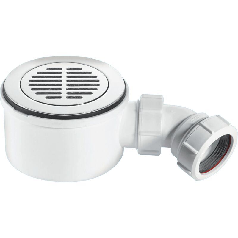 McAlpine ST90CPB-S-70 90mm Shallow Shower Trap - 70mm High