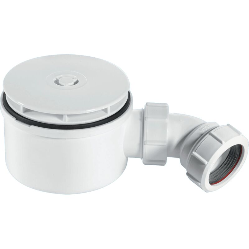 McAlpine ST90WH10-70 90mm Shallow Shower Trap - 70mm High