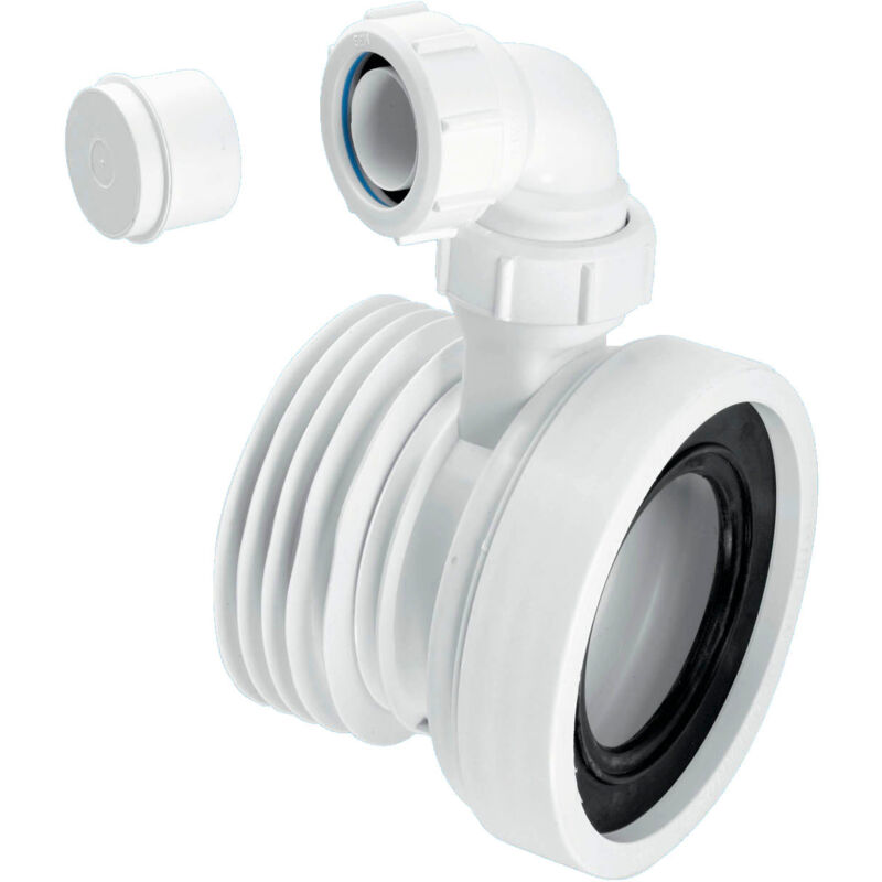 Image of McAlpine WC-CON1V Straight Rigid WC Connector&hellip;