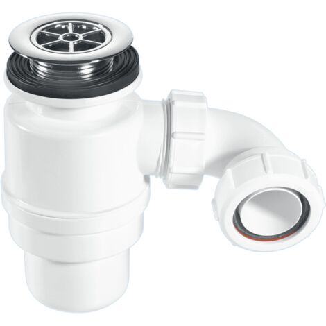 McAlpine STW10-RB 80mm Water Seal Resealing Shower Trap with Multifit Outlet