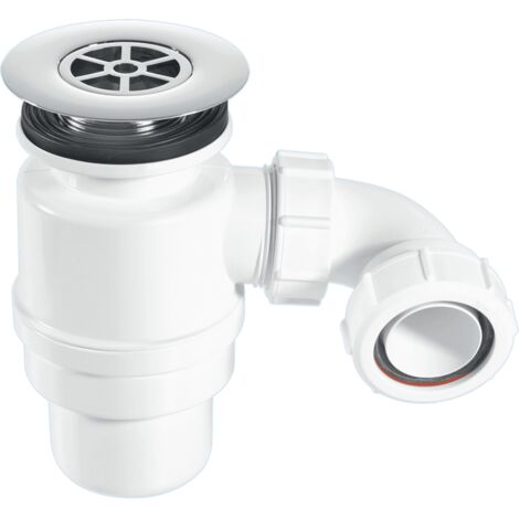 McAlpine STW12-RB 80mm Water Seal Resealing Shower Trap with Multifit Outlet