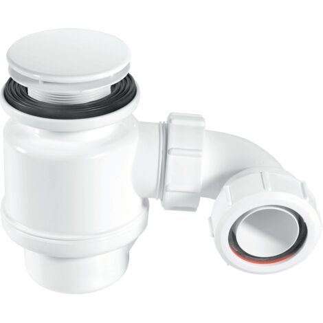 McAlpine STW2-M 50mm Water Seal Resealing Shower Trap with Multifit Outlet