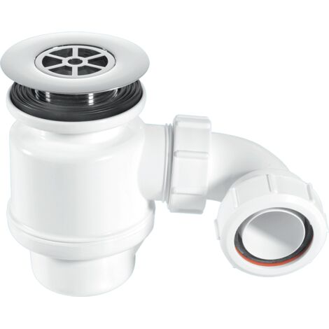 McAlpine STW8-R 50mm Water Seal Resealing Shower Trap with Multifit Outlet