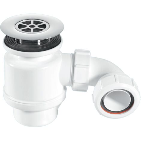 McAlpine STW8-RB 50mm Water Seal Resealing Shower Trap with Multifit Outlet