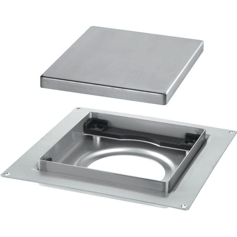 Image of Mcalpine - tile-plain-b 150mm Square Stainless&hellip;