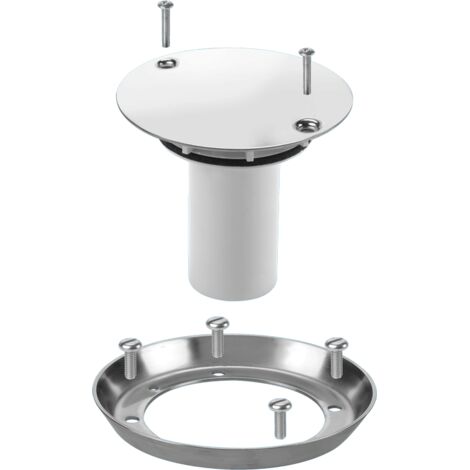 McAlpine TSGCONTVSS Conversion Kit to convert any TSG1 or TSG2 Gully to a sheet flooring gully with Polished Stainless Steel Clamp Ring, Cover Plate and Dip Tube