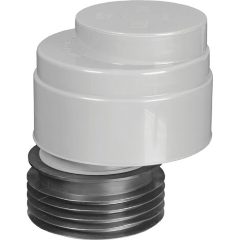 McAlpine VP100 Ventapipe 100 Air Admittance Valve with dual fit synthetic rubber finger seal outlet for 3"/75mm or 4"/110mm soil pipe