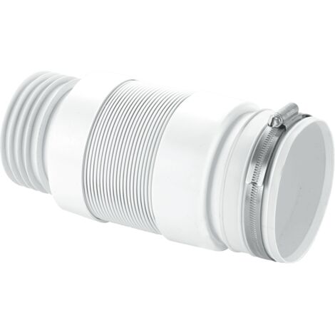 McAlpine WC-F21S 97-107mm Inlet Flexible WC Connector for Back to Wall WC Pan