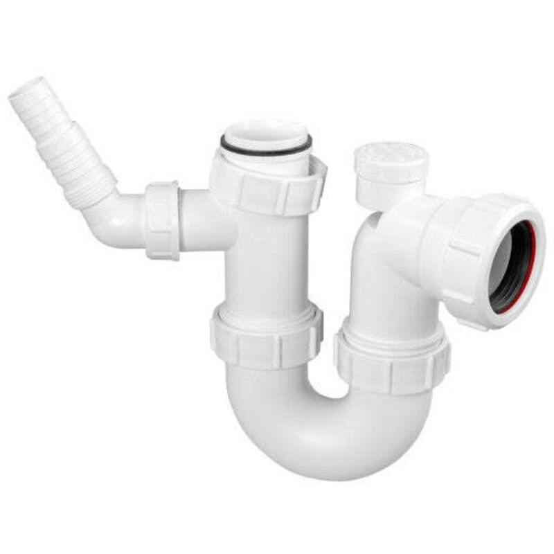 Mcalpine - WM14V Sink Trap with 135° Swivel Nozzle with Anti-Syphon (Silentrap)