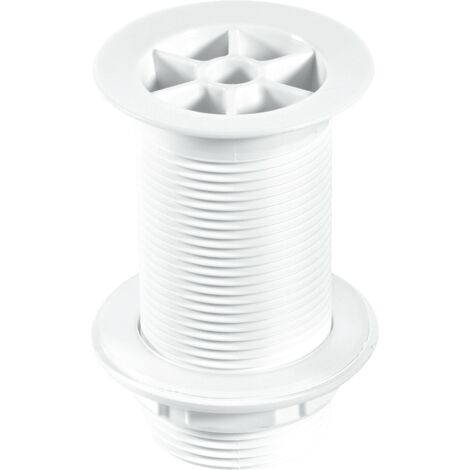McAlpine WU1A White Plastic Flush Flange Urinal Waste