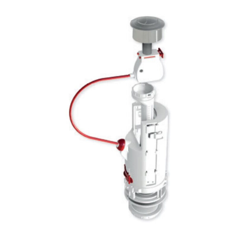 Dubourgel - Mécanisme chasse d'eau à câble dualtech 2 3/6L - 702108