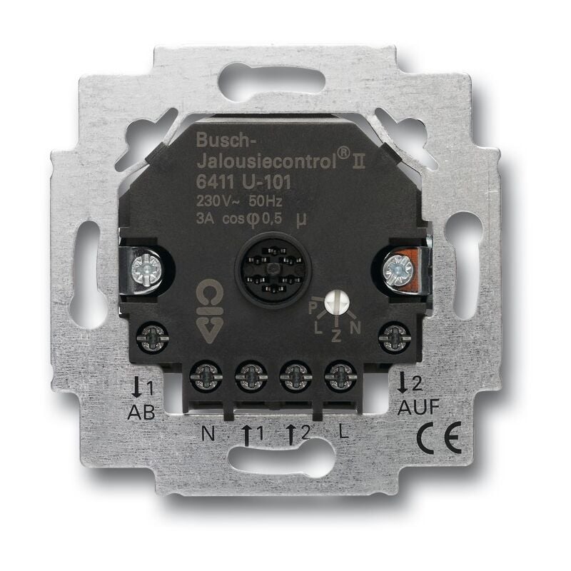 6411 U-101 encastré(e) actionneur blind/shutter 2CANAUX (6410-0-0377) 2CKA006410A0377 - Busch-jaeger