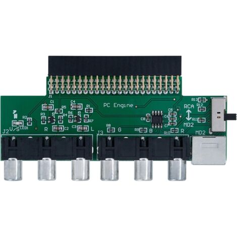 Mcbazel RGBS Video Booster Audio Signal Output Board for NEC PC Engine/TurboGrafx-16 Console