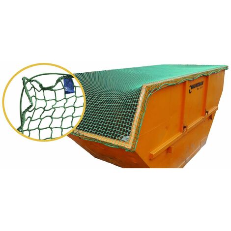 McBull Containernetz, 3,5x5 m, Stärke 3 mm, Maschen 50 mm - grün
