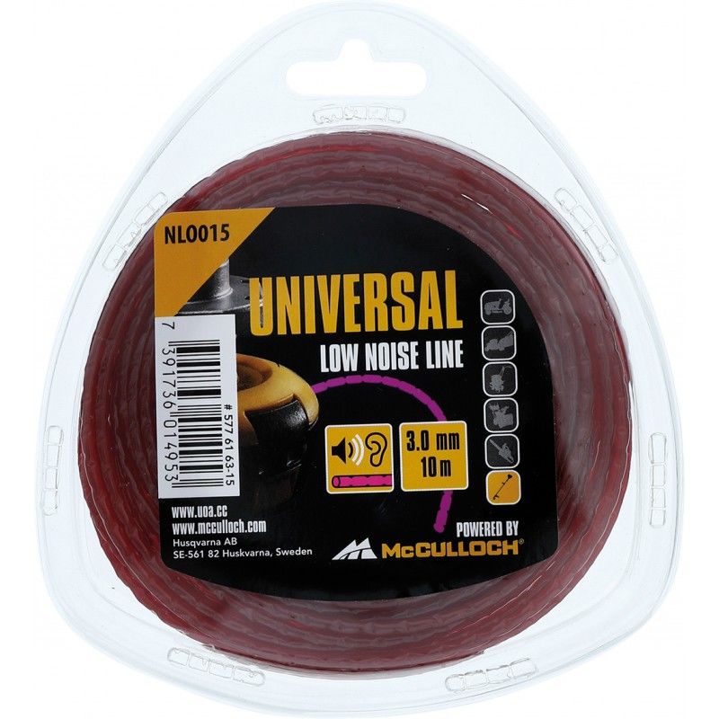 

Hilo nylon ronda de desbrozadora 3 x 10 m Universal NLO015