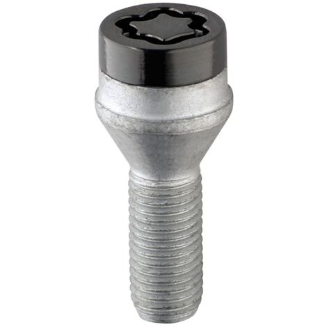 McGard 27204 SUB Antifurto per Ruote Black M12 x 1.5 conico 24.0 mm  Lunghezza SW17