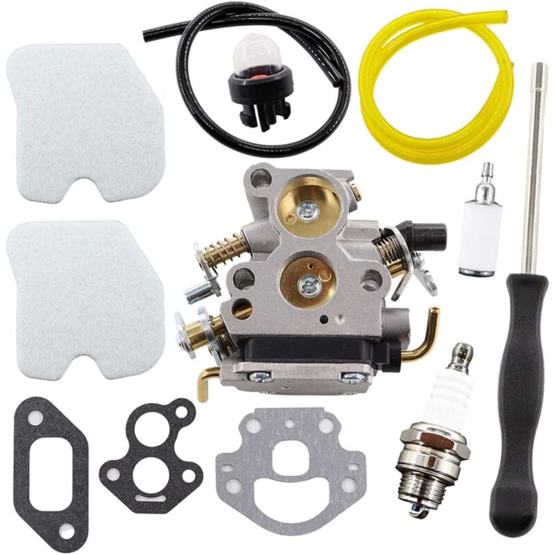 MCHNIC Carburateur avec Tournevis de Réglag Filtre à Air pour Husqvarna 235 235E 236 236E 240 240E C1T-W33 4 Zama Tronçonneuse Remplace 574719402