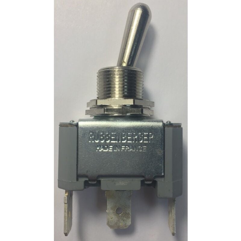 092670 Single-pole lever switch - breaking capacity 15A 250V - Brass - MCI