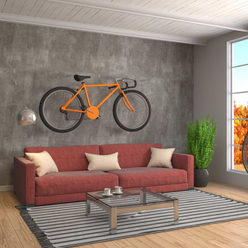 Porte vélo mural kit complet
