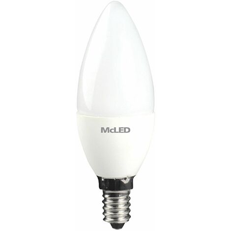McLED E14 Kerzenlampe LED Lampe Leuchtmittel 4000 K warmweiß 4,8W 230 V