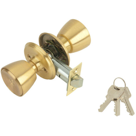 MCM 508 serrure à bouton dorée haute sécurité 70 mm