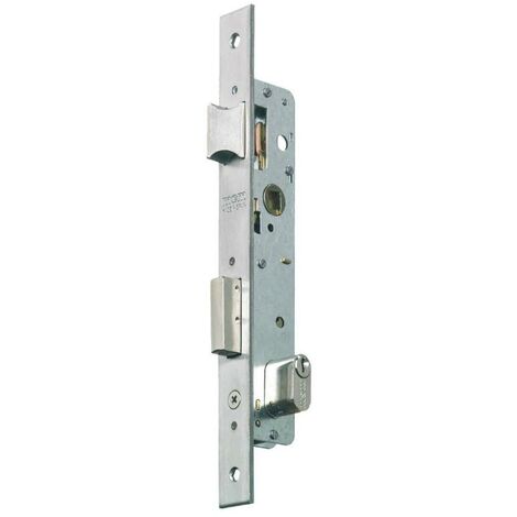 mcm cerradura embutir metalica 1550-14 11 inox cilind oval 26x15