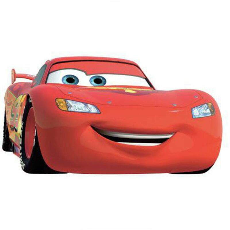 MCQUEEN - CARS - Stickers repositionnables Flash McQueen - Cars, Disney - Rouge