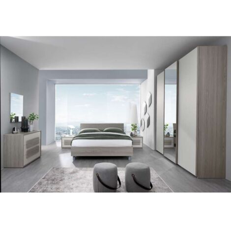 MCS Comò Pianosa Grigio Cenere 3 Cassetti 105x46x75 cm - Arredo Ecologico