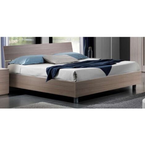 CFADDA MCS Mobili Letto Matrimoniale Easy in Olmo - 203x170 cm