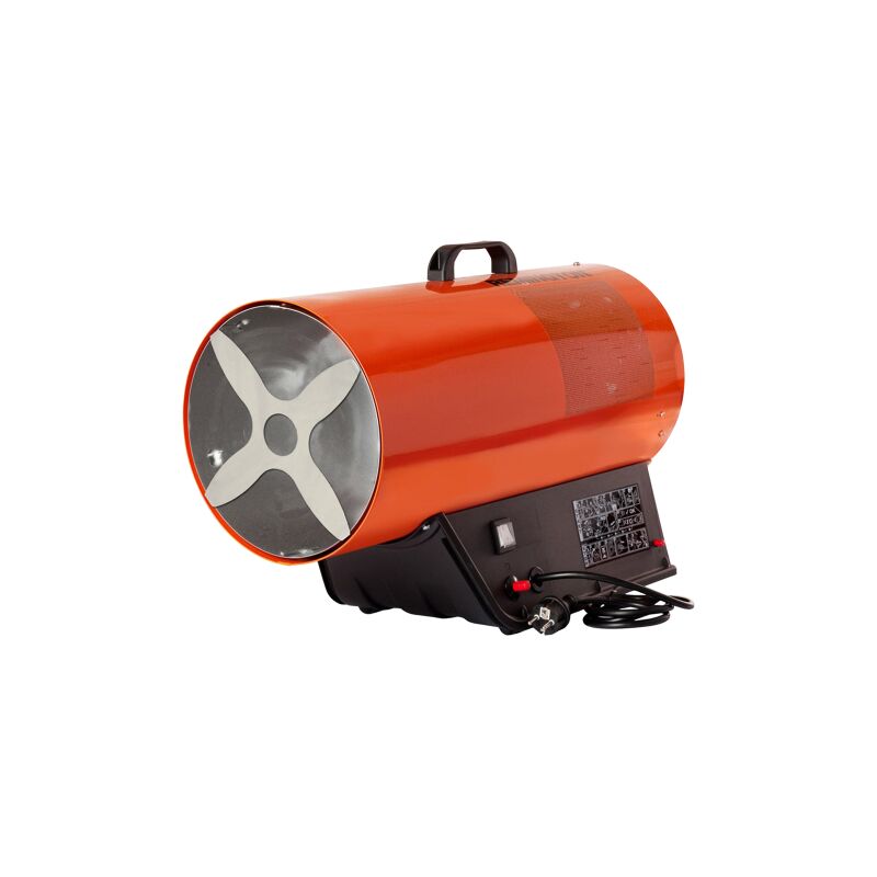 MCS REM17 ge'ne'rateur d'air chaud a' gaz propane/butane 16Kw canon portable pour ateliers hangars serres e'curies Made in Italy