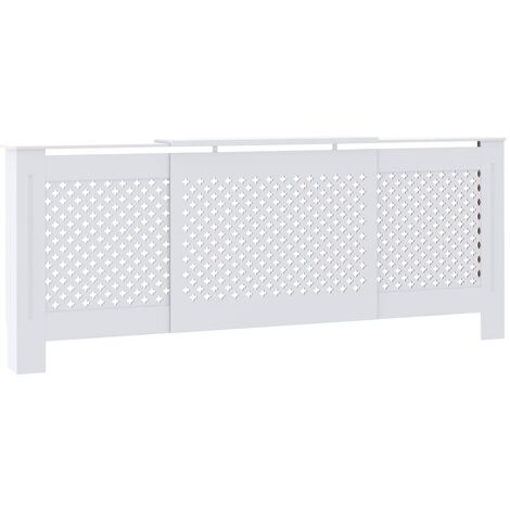 vidaXL MDF Heizkörperverkleidung V3