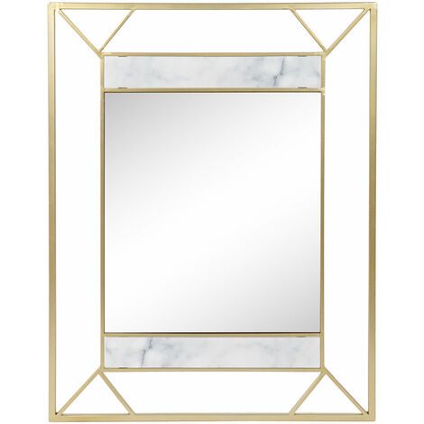 MDF -Metallspiegel 60x1.5x80 Gold Metall MDF Material Multicolor Color Family Mirrors Details