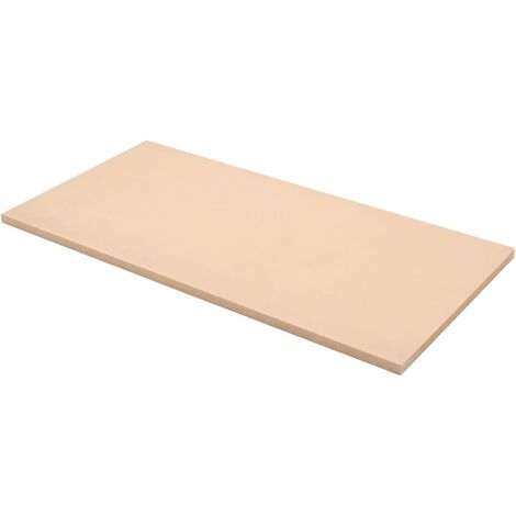 2 Pcs Mdf Sheets Rectangular 1x60 Cm 25 Mm Beige