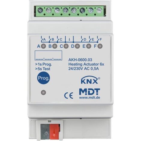 Mdt AKH-0600.03 Calefacción inteligente blanca 6 canales