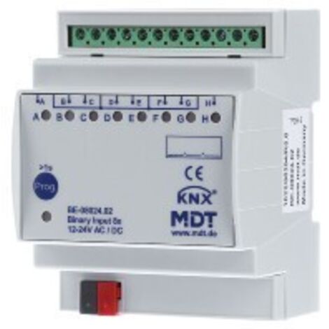 MDT Binäreingang BE-08024.02 8fach 4TE REG