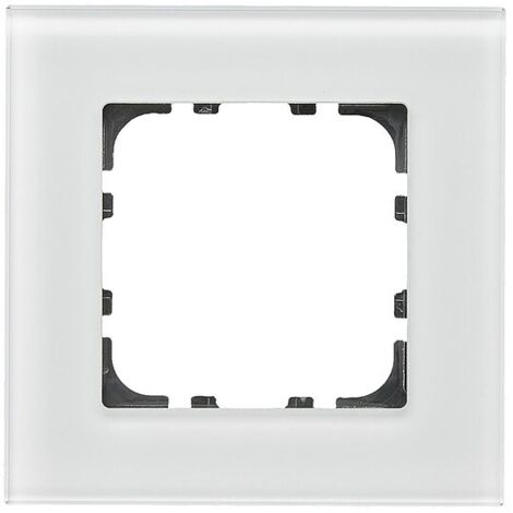 MDT Glasrahmen BE-GTR1W.01 1fach weiss