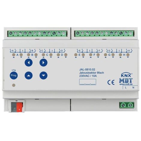 MDT JALOUSIEAKTOR 8FACH 10A 230V (JAL-0810.02)