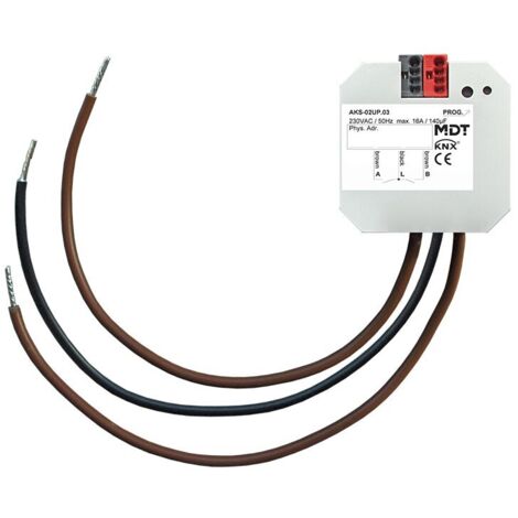 MDT Schaltaktor 2-fach UP 16 A 230 V AC C-Last Standard