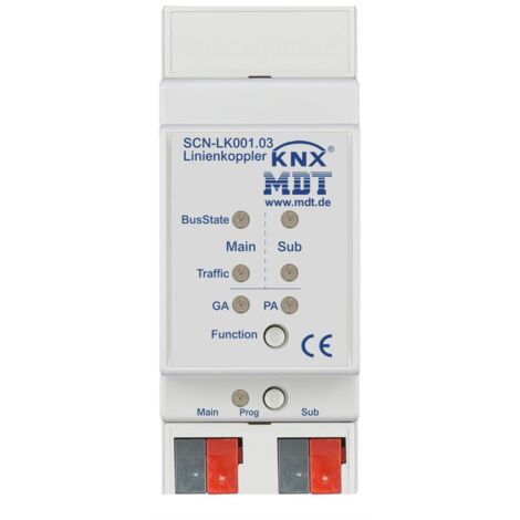 MDT SCN-LK001.03 KNX-Koppler mit Data Secure 2TE